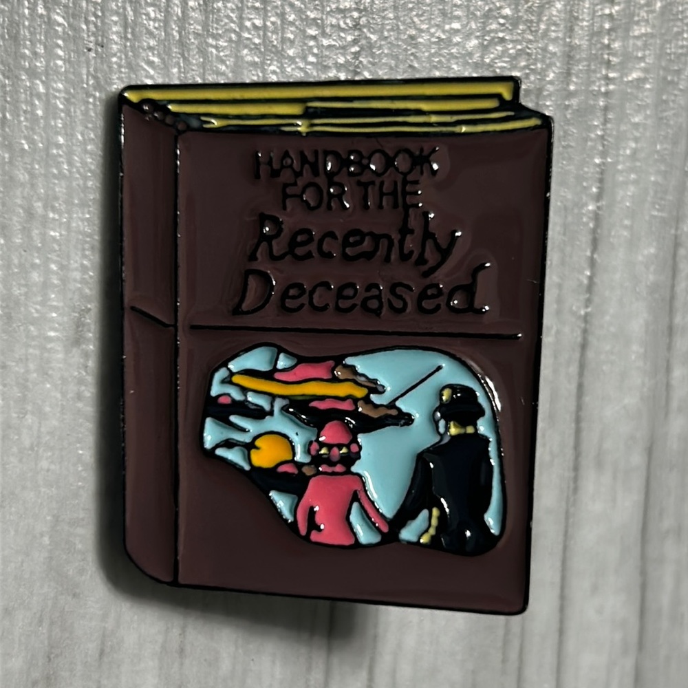 Beetlejuice Handbook for the recently deceased pin